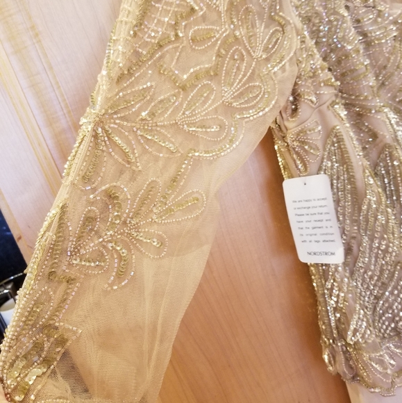 Pisarro Nights Sequined and Beaded Long Dress10 - Picture 13 of 13